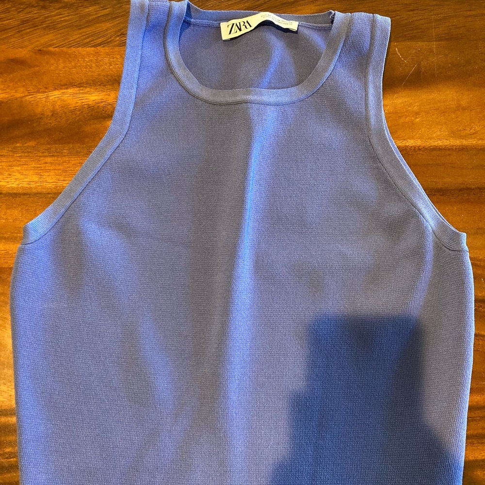 Zara Vibrant Blue Knitwear